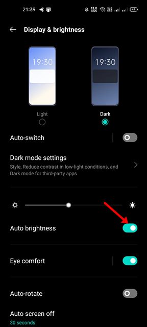 Adaptive Brightness Not Working On Android