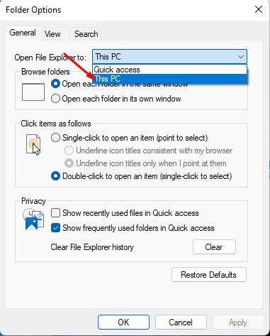 Slow File Explorer Windows 11