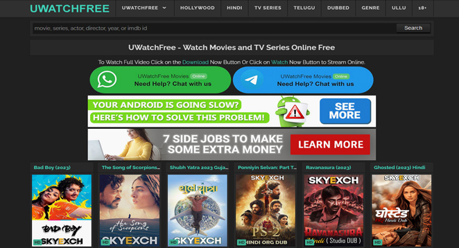 uwatchfree be