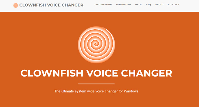 Clownfish Voice Changer