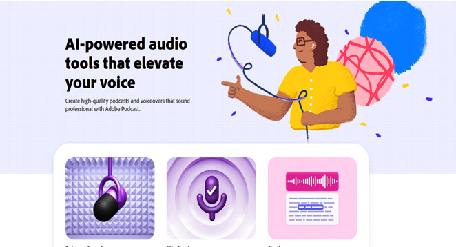 Adope Podcast AI-powered audio tool