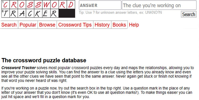 Crosswordtracker