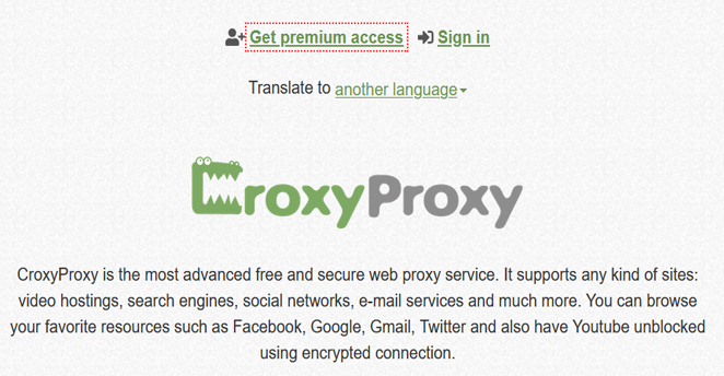 Croxyproxy com
