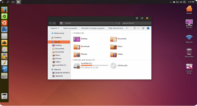 Ubuntu Theme For Windows 10