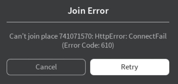 How to Fix Roblox Error Code 610 in Windows 11