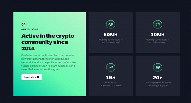 Coin.Network Crypto Ad Networks