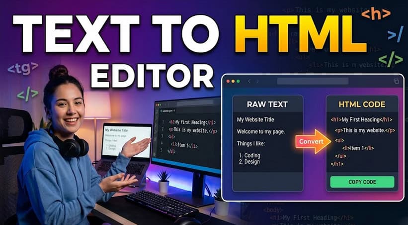plain-text-to-html-editor